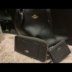 Coach bag, wallet, key chain